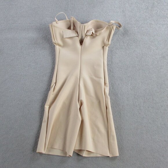 SKIMS Body Underwire Mid Thigh Bodysuit Womens Small Sand Sculpt Shapewear NEW - Picture 4 of 9